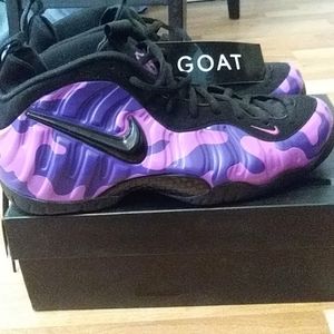 Pink Camo Nike Foamposite